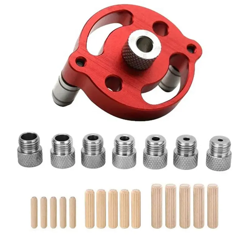 Самоцентрирующийся дюбельный кондуктор A92P (3/4/5/6/7/8/9/10 мм) для сверления прямых отверстий в деревянных панелях, ручной инструмент
Самоцентрирующийся дюбельный кондуктор A92P (3/4/5/6/7/8/9/10 мм) для сверления прямых отверстий в деревянных панелях, ручной инструмент