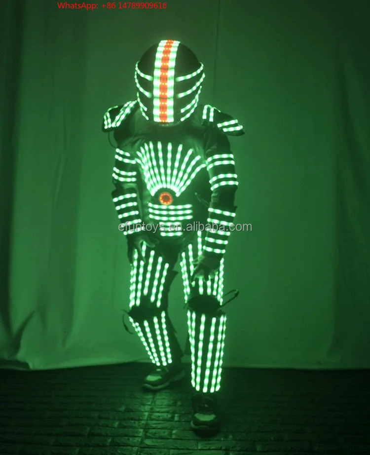LED Luminous Robot CostumeBar LED Robot Costumes Cosplay Stage Peorce Clothes Coloul Jacket With Gloves LED Clothing Suit F
LED Luminous Robot CostumeBar LED Robot Costumes Cosplay Stage Peorce Clothes Coloul Jacket With Gloves LED Clothing Suit F