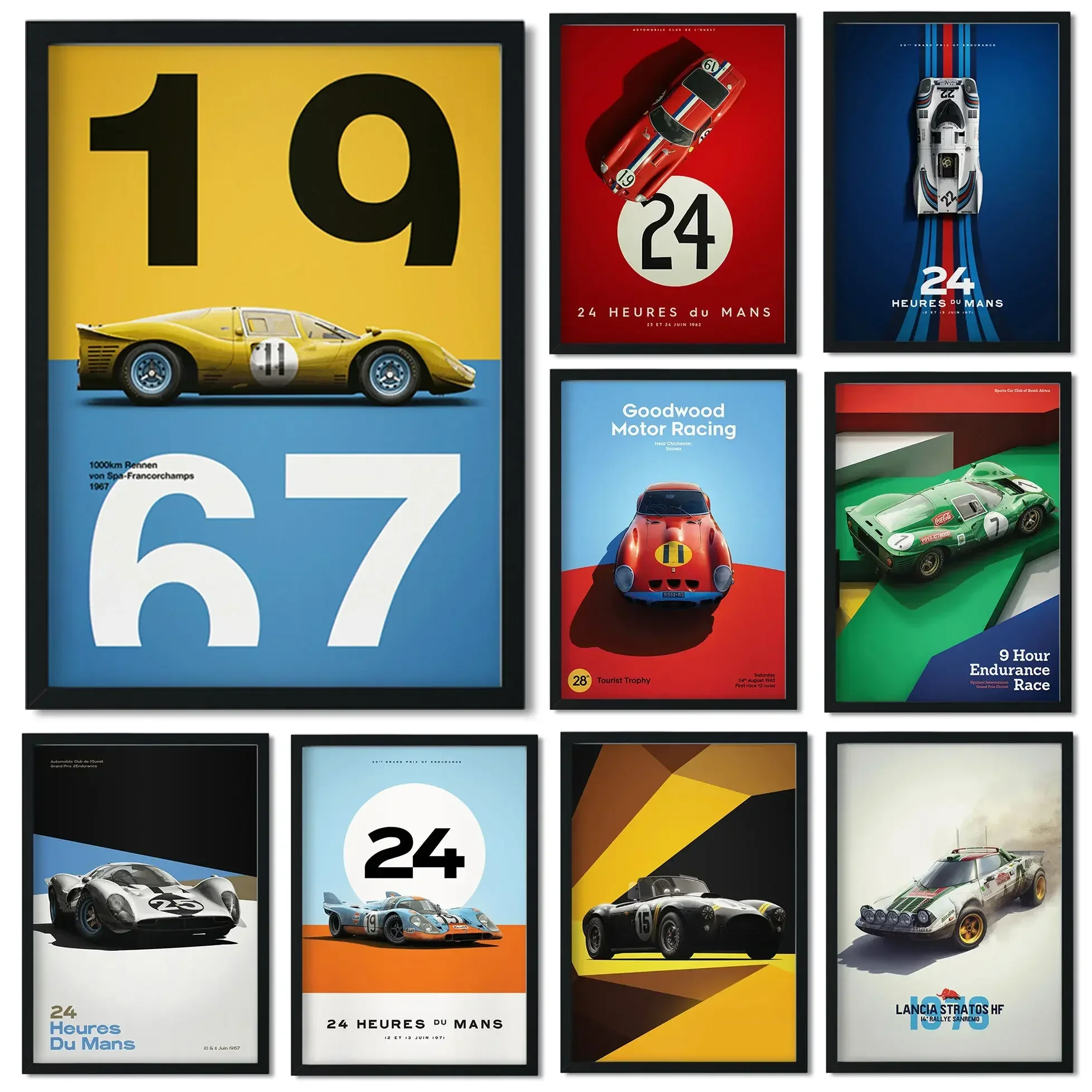 Retro Cars Poster Aesthetics 24 Heures Good Word Race 911 Endurance race F1 Motorsport Wall Art Kawaii Room Decor Canvas Posters
Retro Cars Poster Aesthetics 24 Heures Good Word Race 911 Endurance race F1 Motorsport Wall Art Kawaii Room Decor Canvas Posters