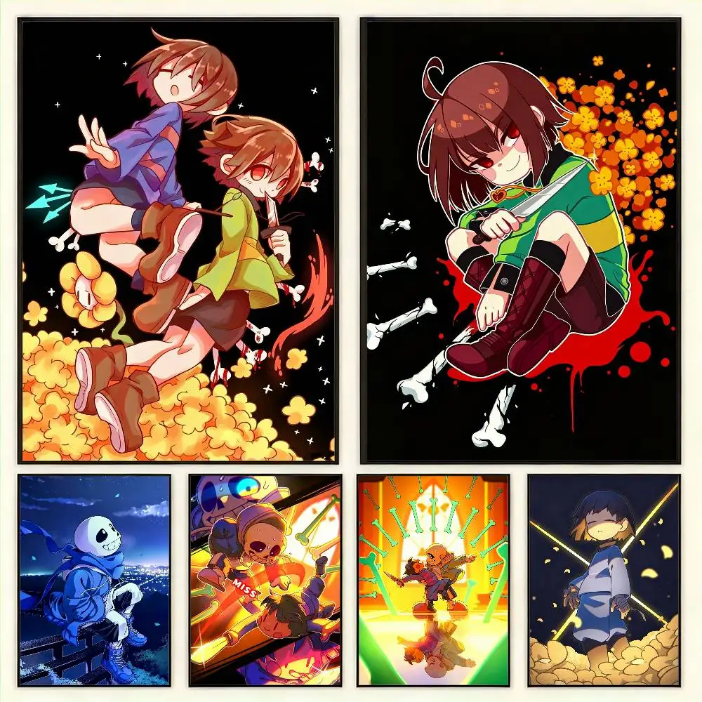 Undertale Game Series Lapel Poster HD Quality Wall Art Retro Posters For Home Room Wall Decor Self Adhesive
Undertale Game Series Lapel Poster HD Quality Wall Art Retro Posters For Home Room Wall Decor Self Adhesive