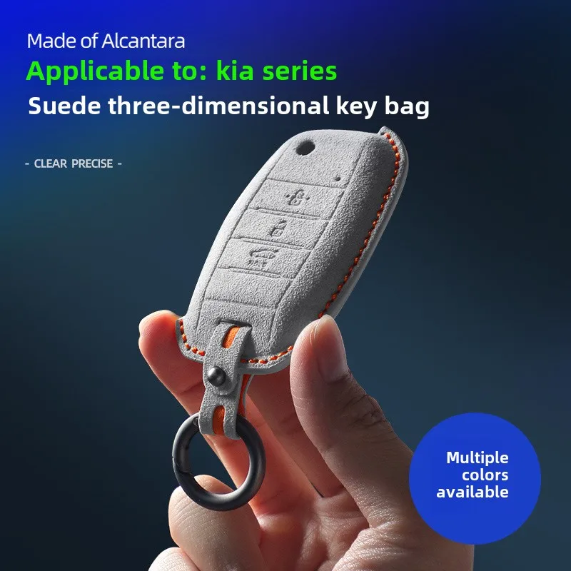 For Kia K5 KX3 K4 Alcantara Flip Fur Three-dimensional Key Bag Car Remote Control Key Protective Cover Car Decoration Protective
For Kia K5 KX3 K4 Alcantara Flip Fur Three-dimensional Key Bag Car Remote Control Key Protective Cover Car Decoration Protective