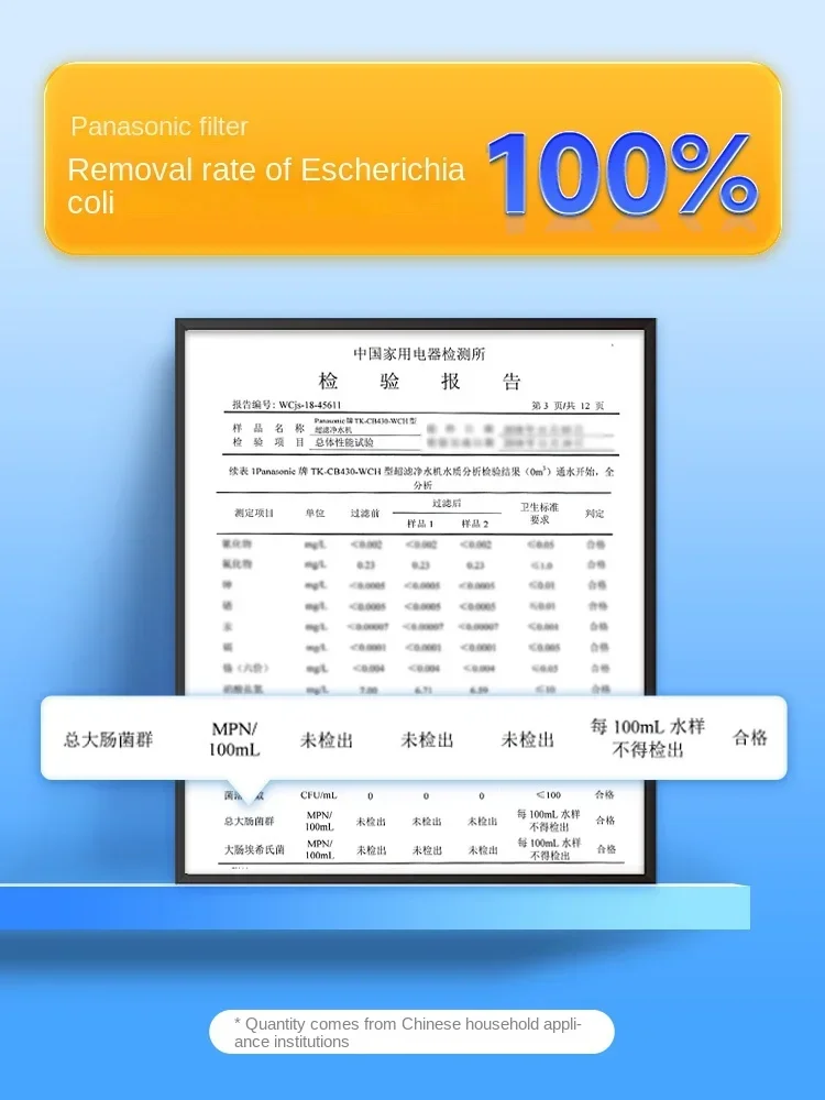 Panasonic ultrafiltration water purifier, household tap water filter, faucet pre filter, kitchen water purifier
Panasonic ultrafiltration water purifier, household tap water filter, faucet pre filter, kitchen water purifier