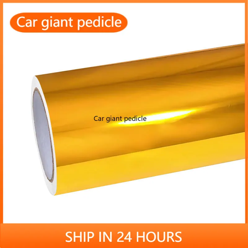 Mirror electroplating Gloss Chrome Yellow Gold Vinyl Car Wrap film for vehicle coating Suitable vinyl stickers Bubble-free easy
Mirror electroplating Gloss Chrome Yellow Gold Vinyl Car Wrap film for vehicle coating Suitable vinyl stickers Bubble-free easy
