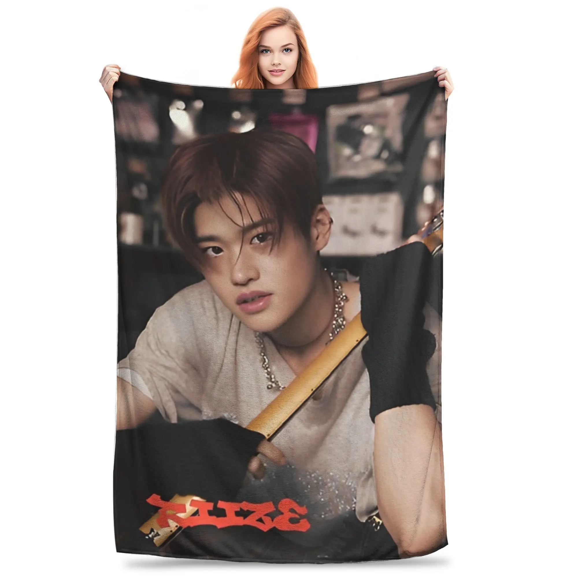 Comfortable RIIZING SOHEE Riize KPOP Blanket Merch Bedding Decorative Blanket Throw Soft Fleece for Travel
Comfortable RIIZING SOHEE Riize KPOP Blanket Merch Bedding Decorative Blanket Throw Soft Fleece for Travel