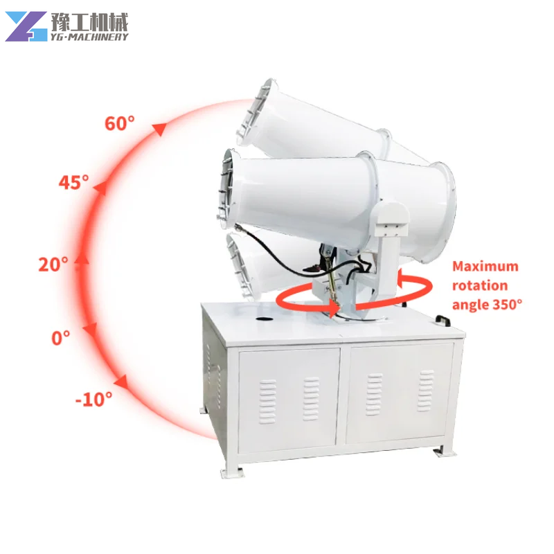 Stainless Steel Fog Cannon Dust Suppression 50M Adjustable Auto Dust Suppression Fog Cannon for Agricultural Mist Irrigation
Stainless Steel Fog Cannon Dust Suppression 50M Adjustable Auto Dust Suppression Fog Cannon for Agricultural Mist Irrigation