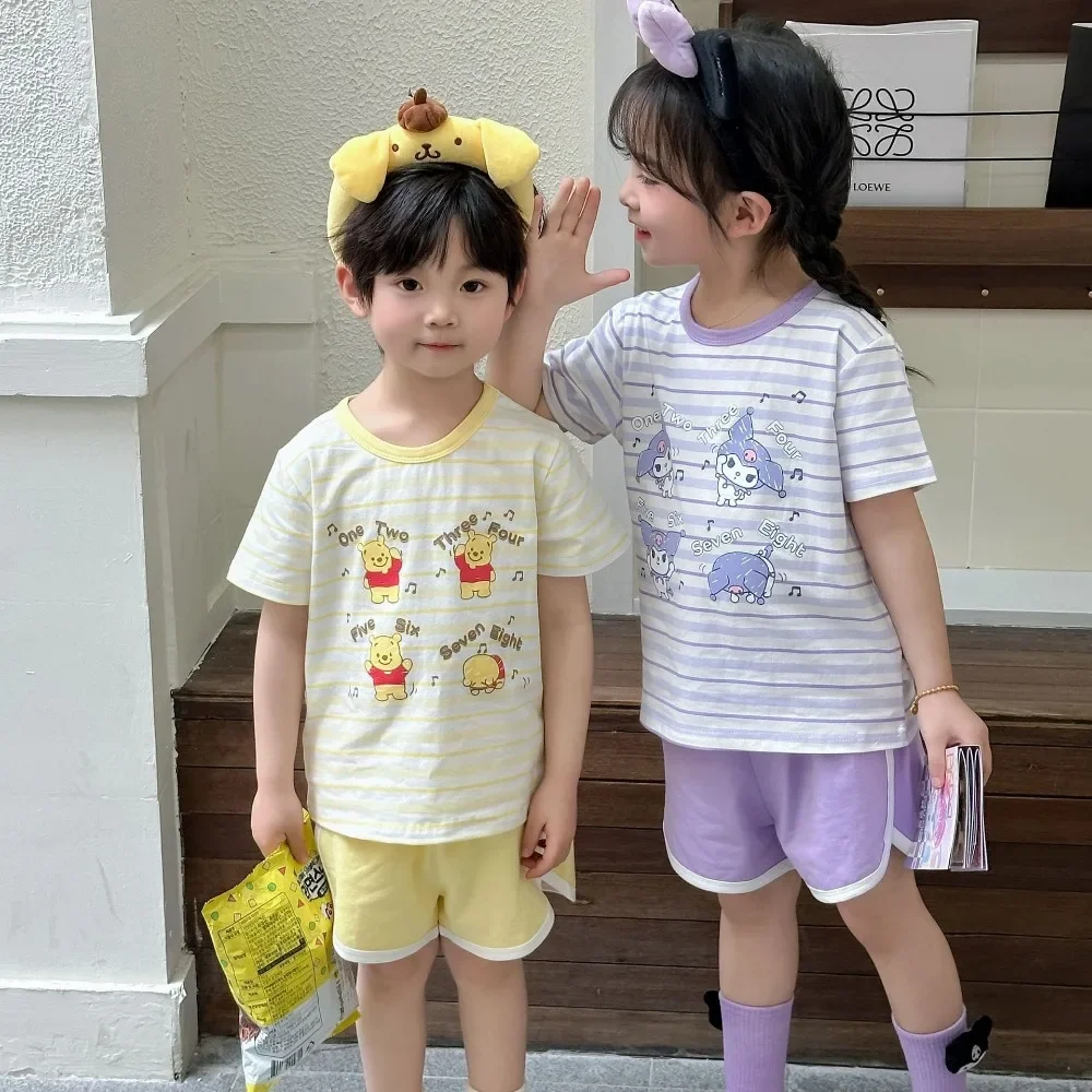 My Melody Anime Sanrio Kawaii Children Sportswear Short Sleeve T-shirt Pants Cute Pochacco Baby Clothes Gifts for Kids
My Melody Anime Sanrio Kawaii Children Sportswear Short Sleeve T-shirt Pants Cute Pochacco Baby Clothes Gifts for Kids