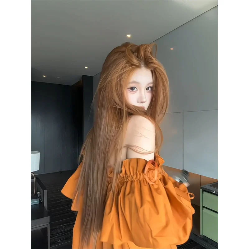 French Style Off-Shoulder Ruffle Long Sleeve Dress for Women Spring2025New Off-Shoulder Loose DressAShort Skirt
French Style Off-Shoulder Ruffle Long Sleeve Dress for Women Spring2025New Off-Shoulder Loose DressAShort Skirt