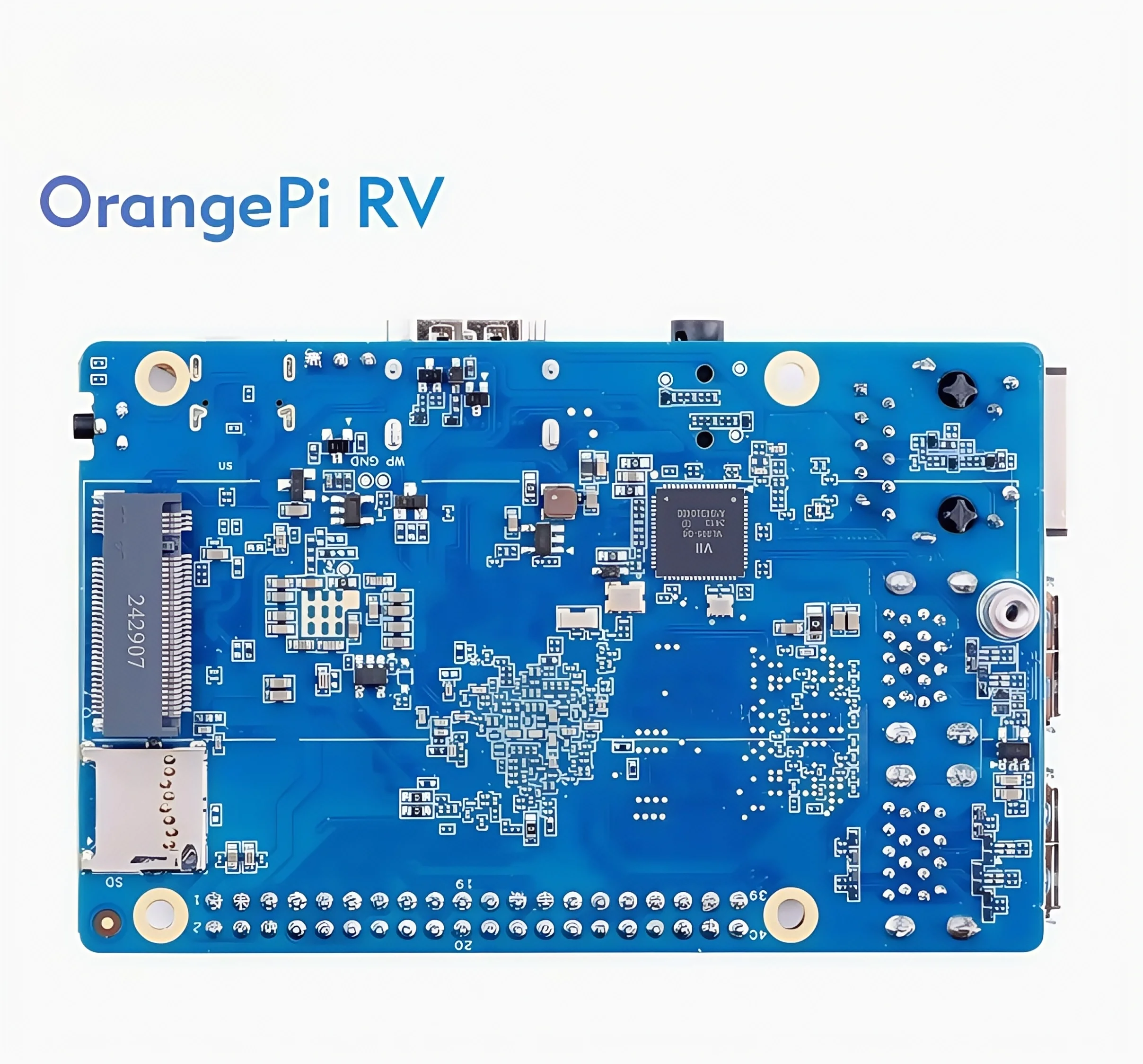 Плата разработки Orangepi RV Четырехъядерный процессор RISC-V Порт Gigabit Ethernet
Плата разработки Orangepi RV Четырехъядерный процессор RISC-V Порт Gigabit Ethernet