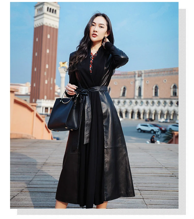 2023 New Genuine Leather Women's Jackets Spring Long Korean Slim Female Jacket Fashion Women's Sheepskin Coats Couro L
2023 New Genuine Leather Women's Jackets Spring Long Korean Slim Female Jacket Fashion Women's Sheepskin Coats Couro L