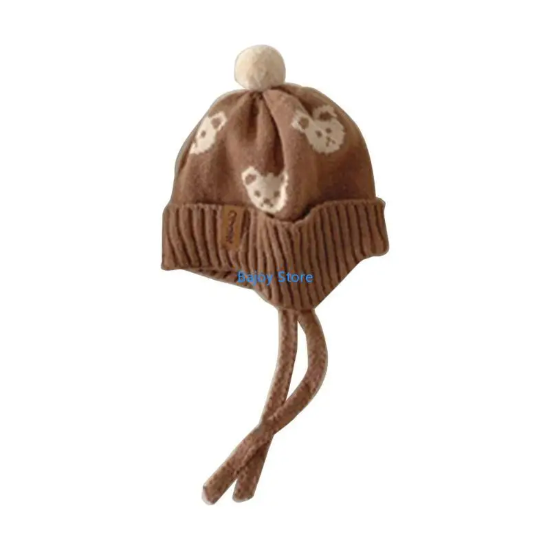 63HE Lovely Bear Patterned Baby Ear Muff Hat Stylish Warm Winter Ear Protections Hat
63HE Lovely Bear Patterned Baby Ear Muff Hat Stylish Warm Winter Ear Protections Hat