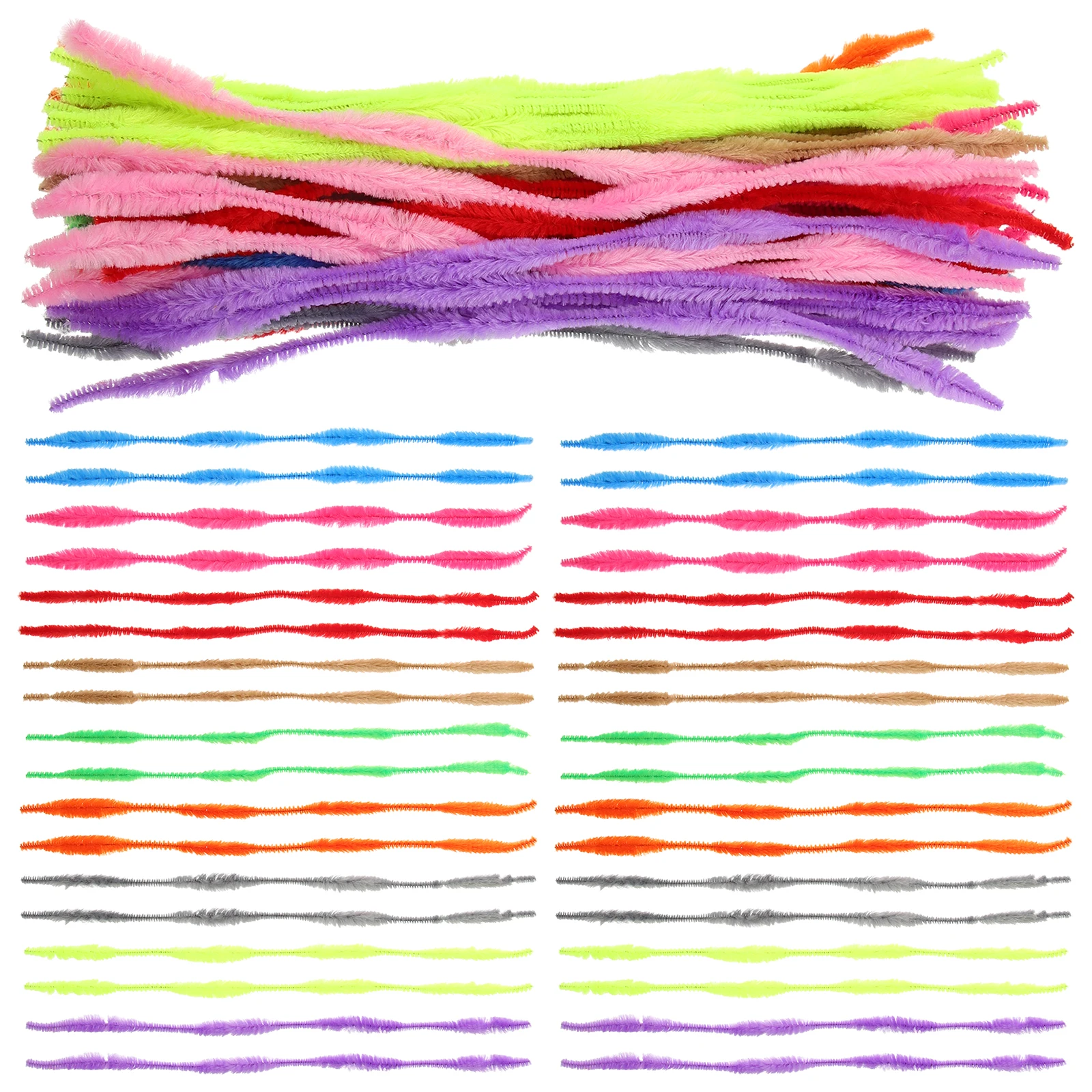 200pcs Diy Twisting Rod Craft Materials Colorful Kids Ball Wave Stick Creative Puzzle For Kindergarten Party Decoration
200pcs Diy Twisting Rod Craft Materials Colorful Kids Ball Wave Stick Creative Puzzle For Kindergarten Party Decoration