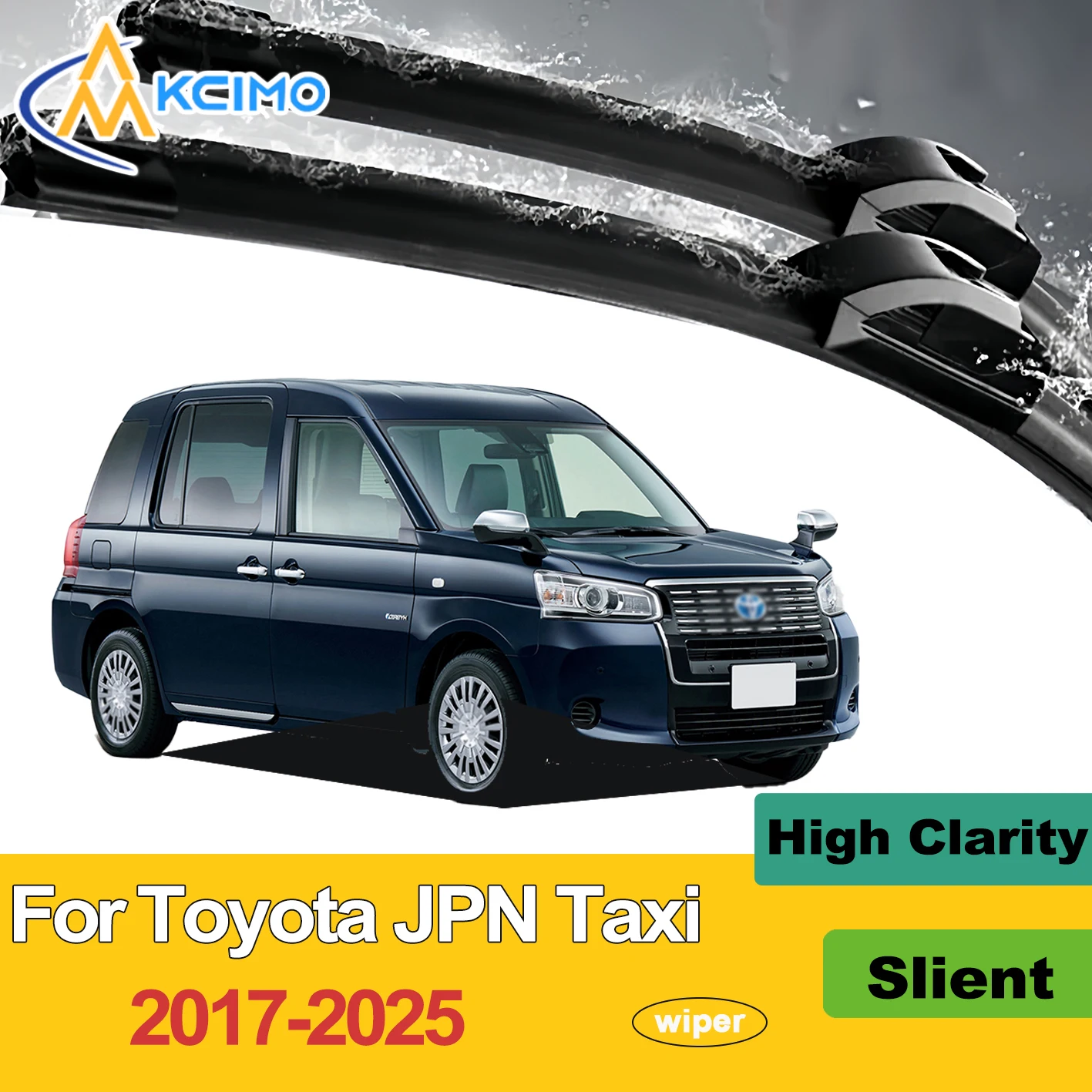 KCIMO 2Pcs Heavy Duty Wiper Blades Fit for Toyota JPN Taxi 2017-2025 All Weather Windscreen Car Accessories
KCIMO 2Pcs Heavy Duty Wiper Blades Fit for Toyota JPN Taxi 2017-2025 All Weather Windscreen Car Accessories