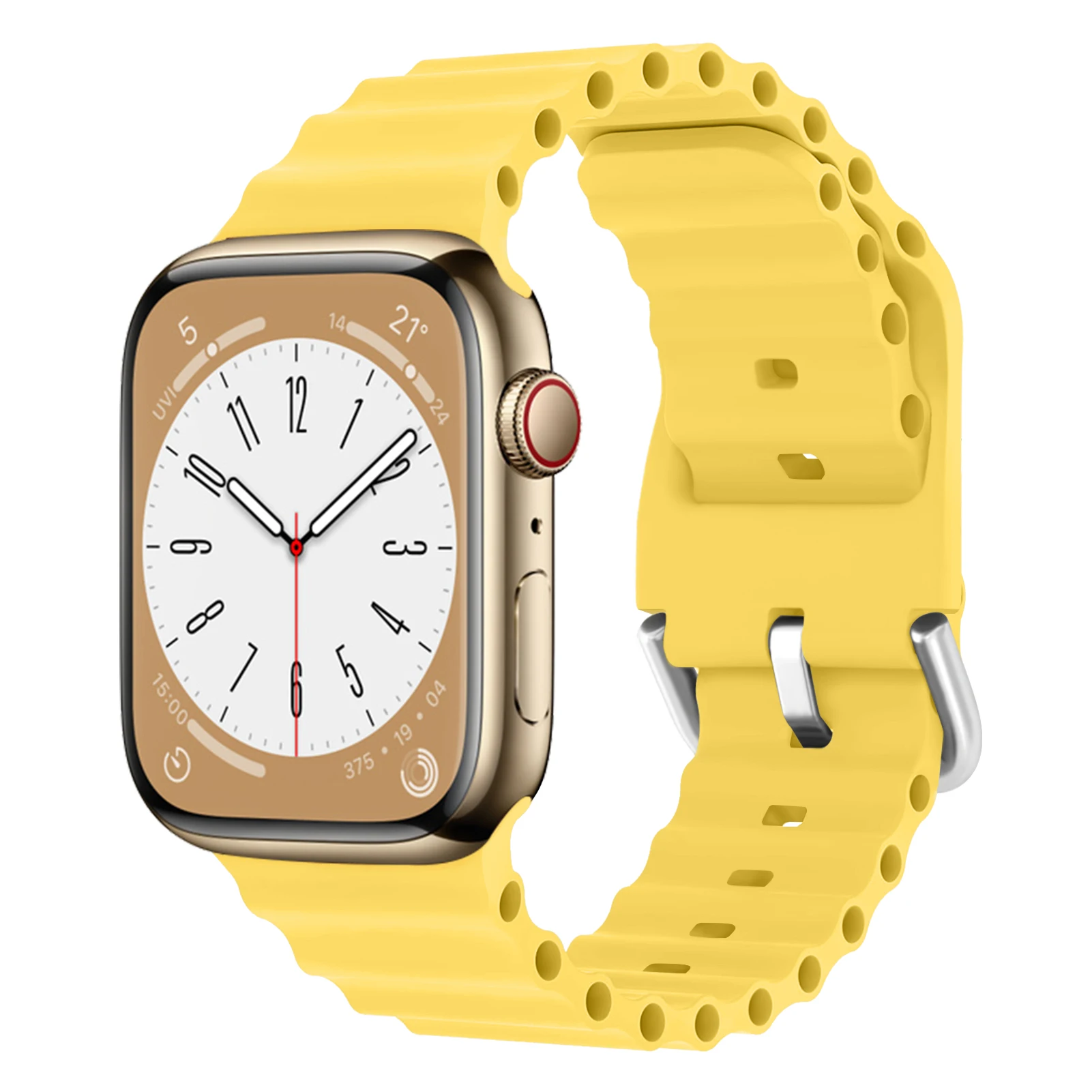 Ocean Band for Apple Watch Band 45mm 49mm 46mm 44mm 40mm 41mm 42mm Silicone Bracelet iWatch Series 10 SE 9 8 7 6 Ultra 2 Strap
Ocean Band for Apple Watch Band 45mm 49mm 46mm 44mm 40mm 41mm 42mm Silicone Bracelet iWatch Series 10 SE 9 8 7 6 Ultra 2 Strap