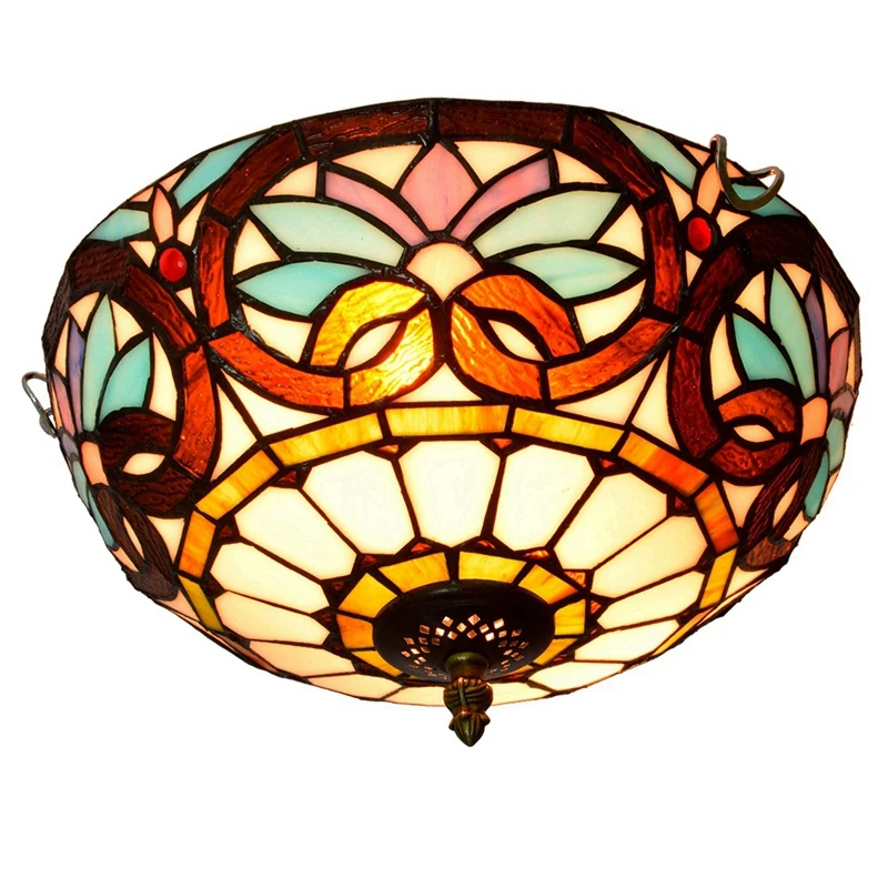 American Retro Creative Black Flush Mount Beads Personalized Decoration Ceiling Light Tiffany Stained Glass Restaurant Bar Lamp
American Retro Creative Black Flush Mount Beads Personalized Decoration Ceiling Light Tiffany Stained Glass Restaurant Bar Lamp