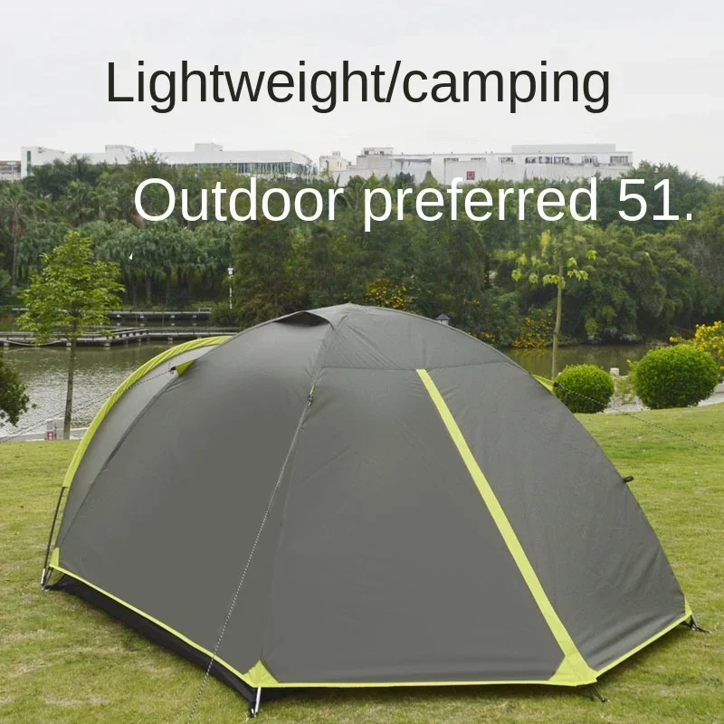 Outdoor Campers Set Up A Lightweight Tent, Double-layer Rain-proof and Sun-proof Camping Tour 2-3-4 Tent
Outdoor Campers Set Up A Lightweight Tent, Double-layer Rain-proof and Sun-proof Camping Tour 2-3-4 Tent