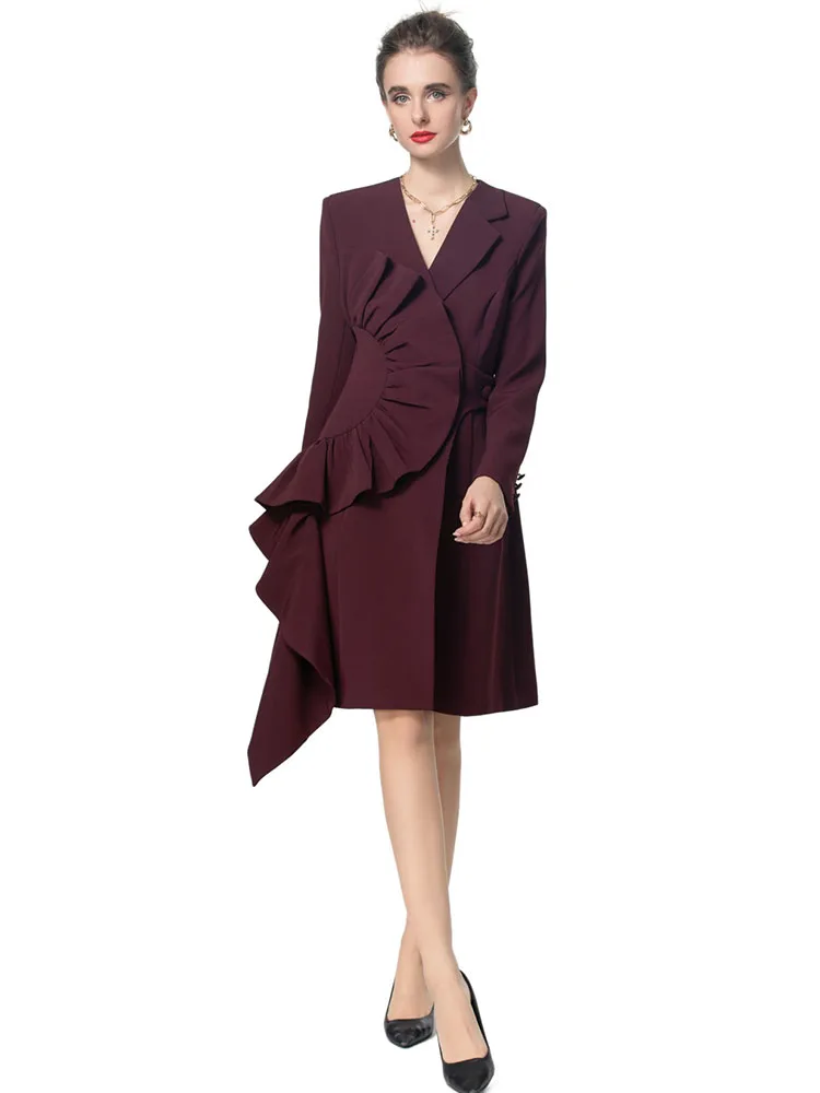 JUNLINNA осенне-зимнее пальто с зубчатым воротником, асимметричная верхняя одежда, модная элегантная женская праздничная одежда
JUNLINNA осенне-зимнее пальто с зубчатым воротником, асимметричная верхняя одежда, модная элегантная женская праздничная одежда