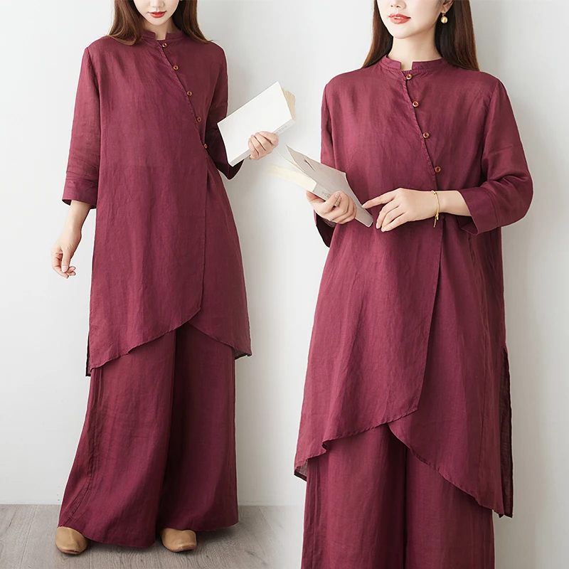 Meditation Zen Clothes Buddhist Style Cotton Linen Two-Piece Set Chinese Style Layman's Clothing Traditional Ethnic Women's F...
Meditation Zen Clothes Buddhist Style Cotton Linen Two-Piece Set Chinese Style Layman's Clothing Traditional Ethnic Women's F...