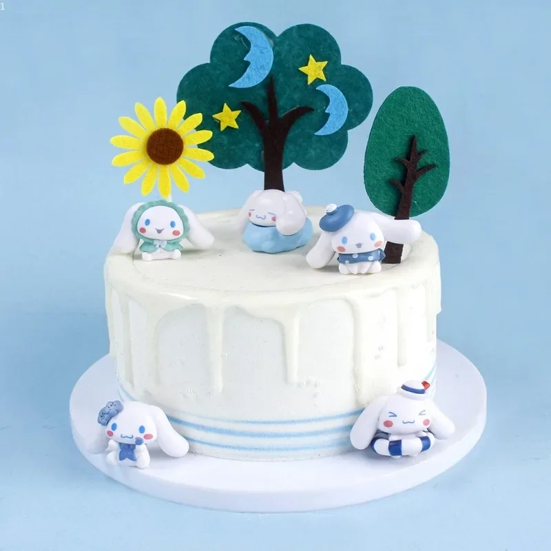 5Pcs Sanrio Cinnamoroll Q Figural Doll Anime Action Figure Toy Car Desk Cake Merchandise Decoration Model Children Birthday Gift
5Pcs Sanrio Cinnamoroll Q Figural Doll Anime Action Figure Toy Car Desk Cake Merchandise Decoration Model Children Birthday Gift