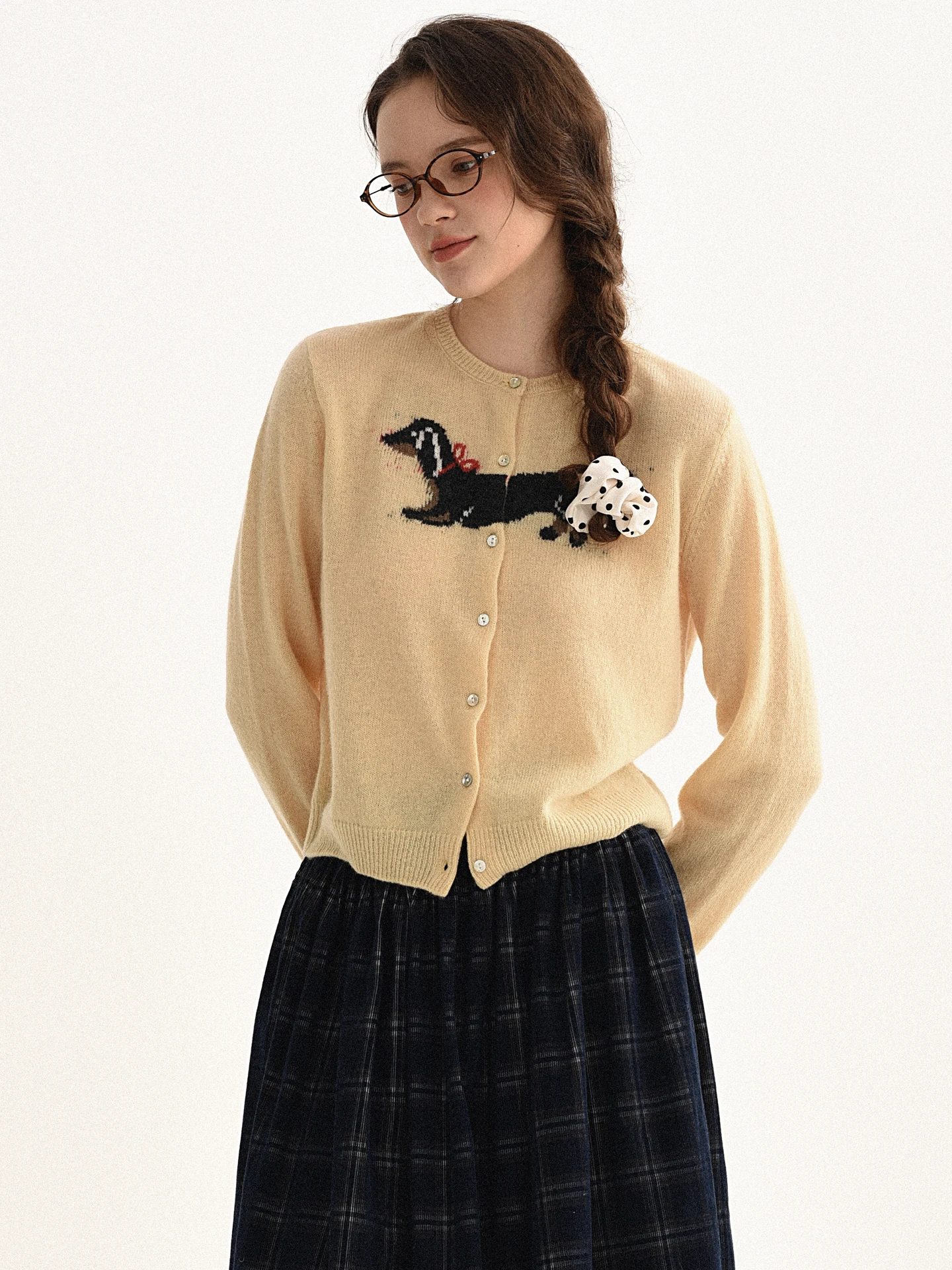 Full Wool Sweater Women's round Ne Cardigan Inner Wear Outer Wear Spring New Sle Soft Comfortable Breathable Faionable
Full Wool Sweater Women's round Ne Cardigan Inner Wear Outer Wear Spring New Sle Soft Comfortable Breathable Faionable