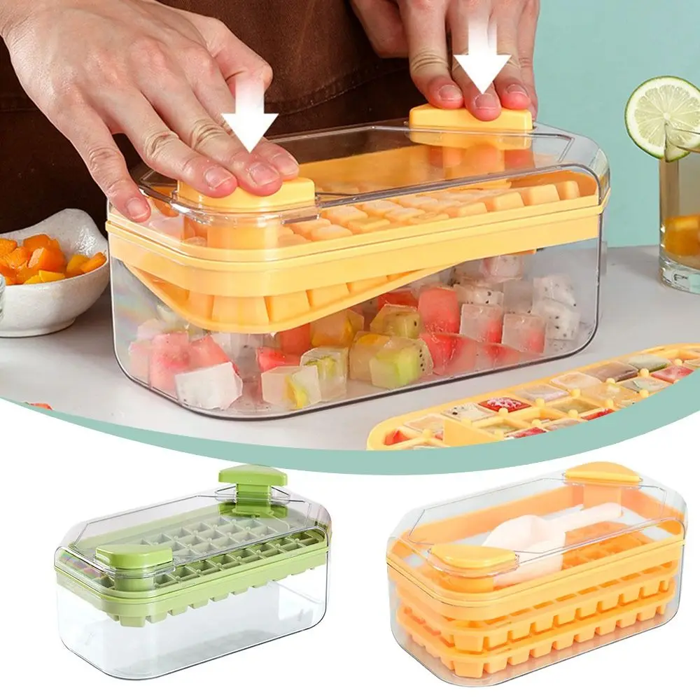 Large Capacity 100 Grid Ice Cube Mould Press Silicone Ice Storage Box With Lid Ice Cube Maker Ice Tool
Large Capacity 100 Grid Ice Cube Mould Press Silicone Ice Storage Box With Lid Ice Cube Maker Ice Tool