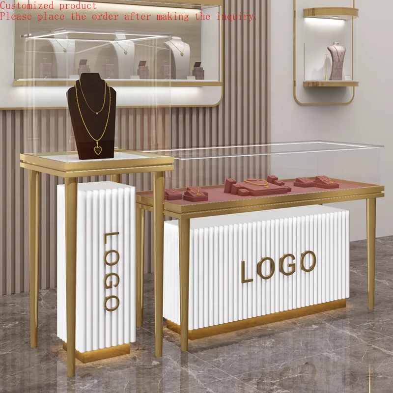 Custom.Wholesale Glass Counter Display Jewelry Showcase Metal Stand Displays for Shop Jewellery Showcase Display Cabinet
Custom.Wholesale Glass Counter Display Jewelry Showcase Metal Stand Displays for Shop Jewellery Showcase Display Cabinet