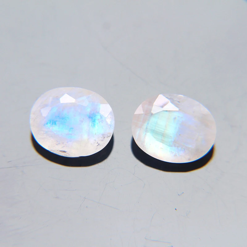 Natural Sri Lanka Blue Fire Moonstones Oval Shape Faceted Stones Polished Loose Gemstones Size 4x6mm 10x8mm For Jewelry Making
Natural Sri Lanka Blue Fire Moonstones Oval Shape Faceted Stones Polished Loose Gemstones Size 4x6mm 10x8mm For Jewelry Making