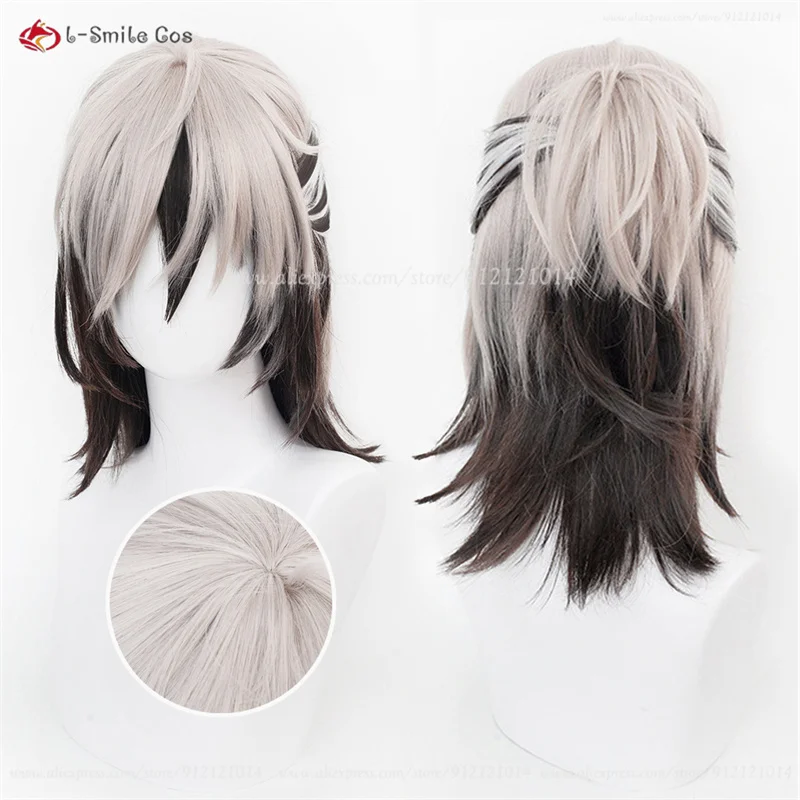Rei Cosplay Wig Grey Brown 40cm Wigs Heat Resistant Synthetic Hair For Men Halloween Costumes Cosplay Anime Wigs + Wig Cap
Rei Cosplay Wig Grey Brown 40cm Wigs Heat Resistant Synthetic Hair For Men Halloween Costumes Cosplay Anime Wigs + Wig Cap