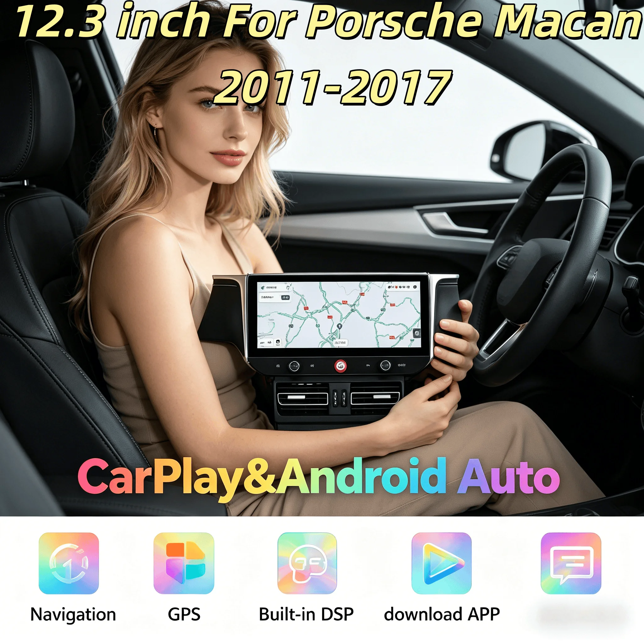 12.3" For Porsche Macan 2011-2017 Android14 8Core CarPlay Car Multimedia Video Player GPS Navigation Radio 360Camera DSP Stereo
12.3" For Porsche Macan 2011-2017 Android14 8Core CarPlay Car Multimedia Video Player GPS Navigation Radio 360Camera DSP Stereo