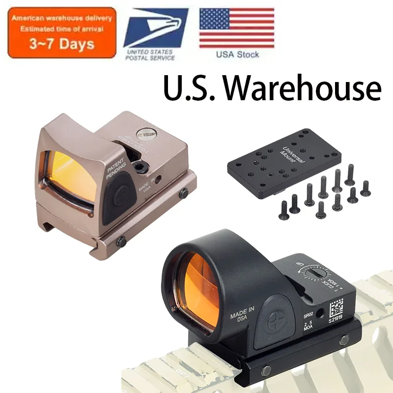 U.S. Warehouse SR Mini RM Red Dot Sight Collimator Rifle Reflex Sight Scope fit 20mm Rail For Airsoft Hunting Rifle
U.S. Warehouse SR Mini RM Red Dot Sight Collimator Rifle Reflex Sight Scope fit 20mm Rail For Airsoft Hunting Rifle