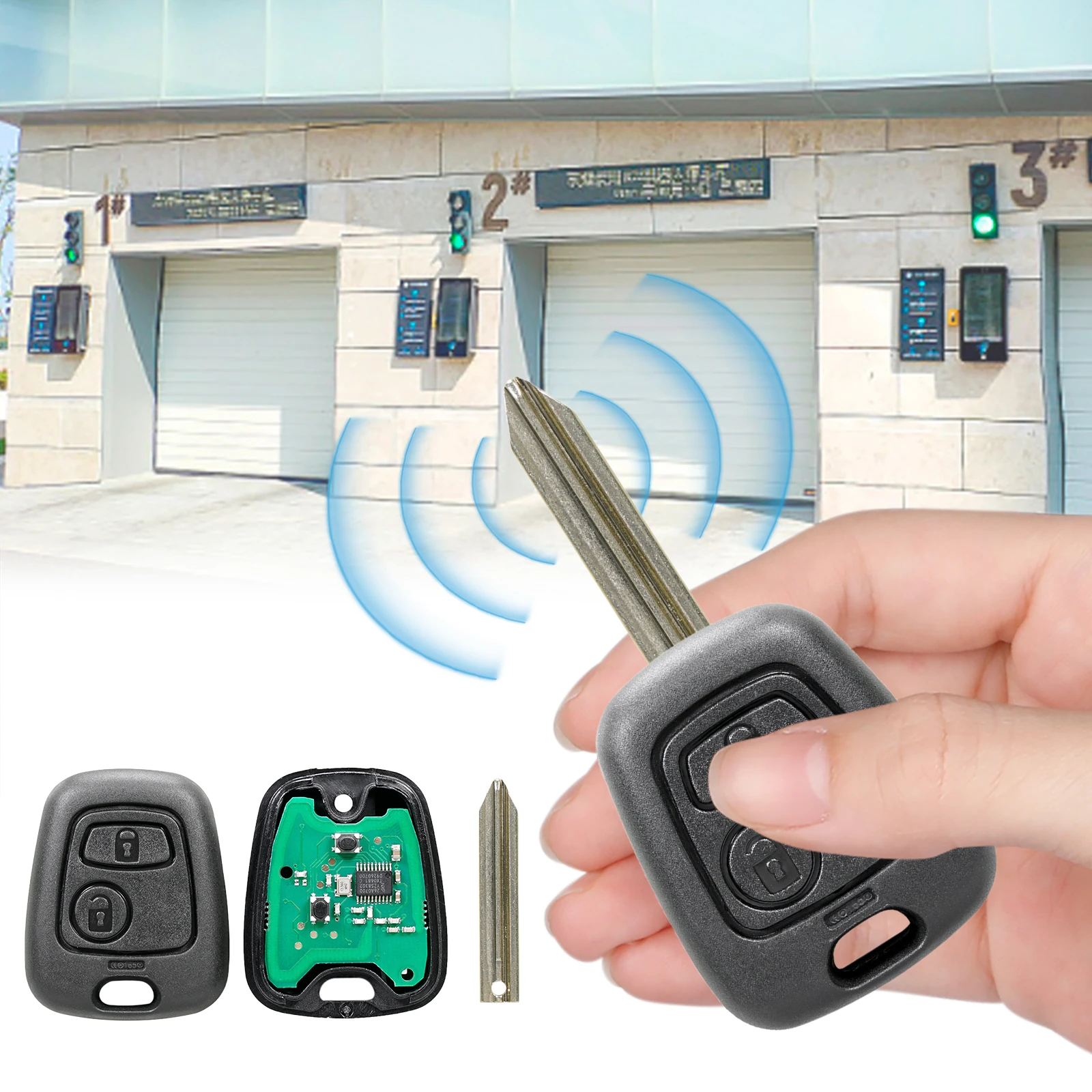 Запасной 2-кнопочный брелок 433 МГц для бесключевого доступа в автомобиль, с чипом ID46, для Citroen Xsara Picasso Berlingo
Запасной 2-кнопочный брелок 433 МГц для бесключевого доступа в автомобиль, с чипом ID46, для Citroen Xsara Picasso Berlingo