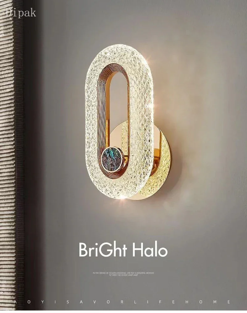 High end Nordic LED wall lamp bedroom bedside wall lamp luxurious indoor living room corridor fashionable
High end Nordic LED wall lamp bedroom bedside wall lamp luxurious indoor living room corridor fashionable
