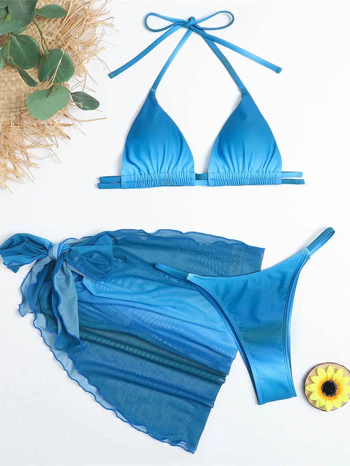 Halter Tie Dye Bikini Women Swimwear Female Swimsuit Three-pieces Bikini set With Sarong Thong Bather Bathing Suit Swim V2946C
Halter Tie Dye Bikini Women Swimwear Female Swimsuit Three-pieces Bikini set With Sarong Thong Bather Bathing Suit Swim V2946C