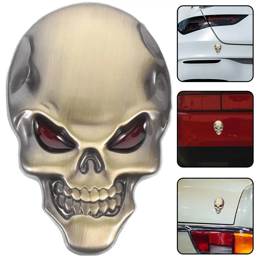2Pcs Skull Car Logo Stickers Metal Zinc Alloy Emblems Durable Waterproof Easy Installation Motorcycle Styling Accessories
2Pcs Skull Car Logo Stickers Metal Zinc Alloy Emblems Durable Waterproof Easy Installation Motorcycle Styling Accessories