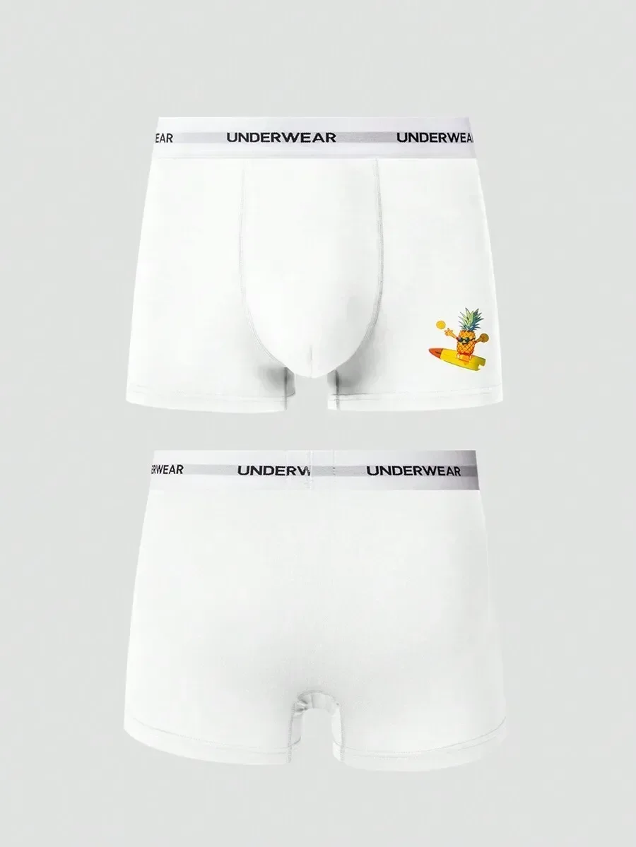 Mens Cartoon Printed Boxer Briefs With Letter Waistband
Mens Cartoon Printed Boxer Briefs With Letter Waistband