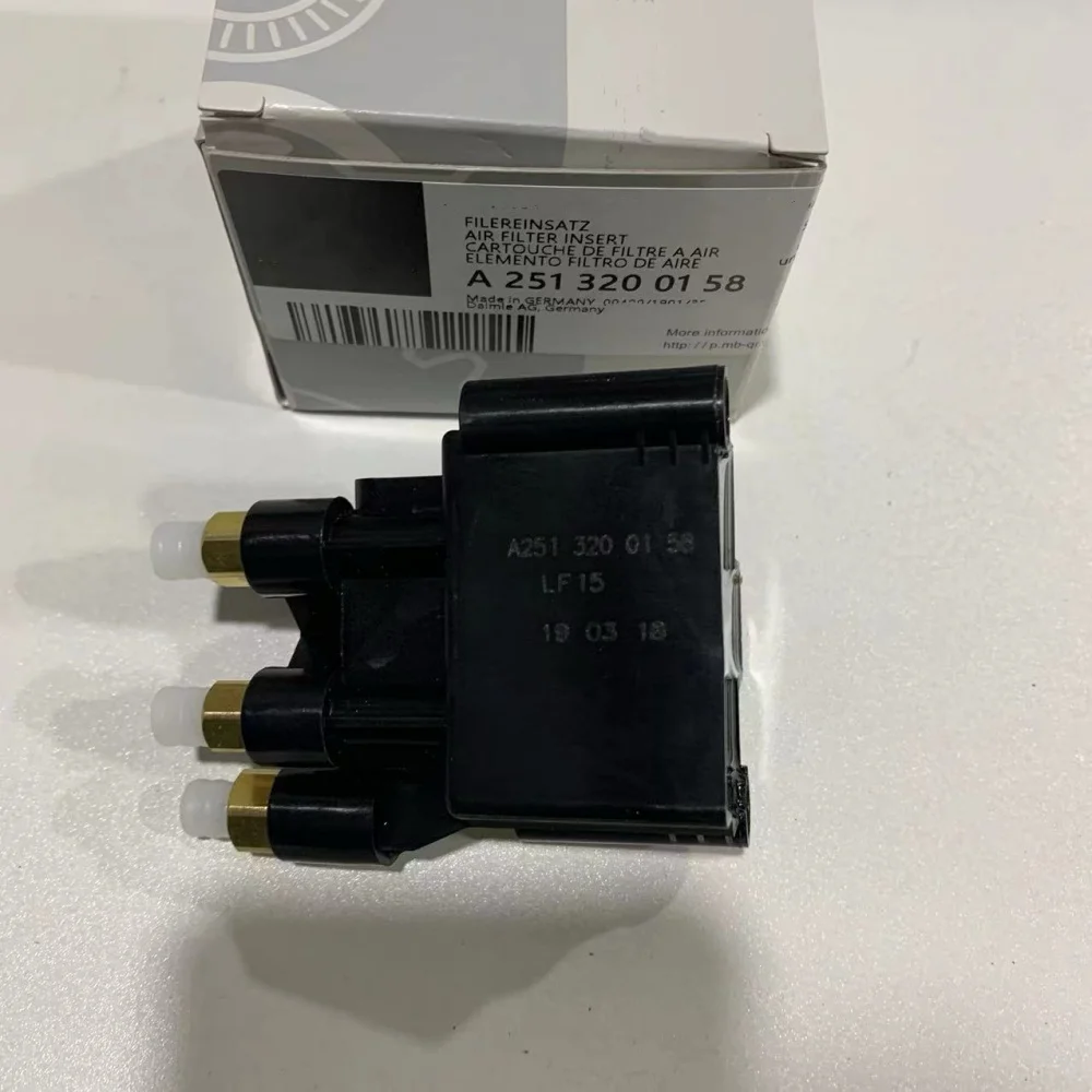 New Air Suspension Solenoid Valve Block for Mercedes-Benz W212 W216 W221 A2513200158
New Air Suspension Solenoid Valve Block for Mercedes-Benz W212 W216 W221 A2513200158