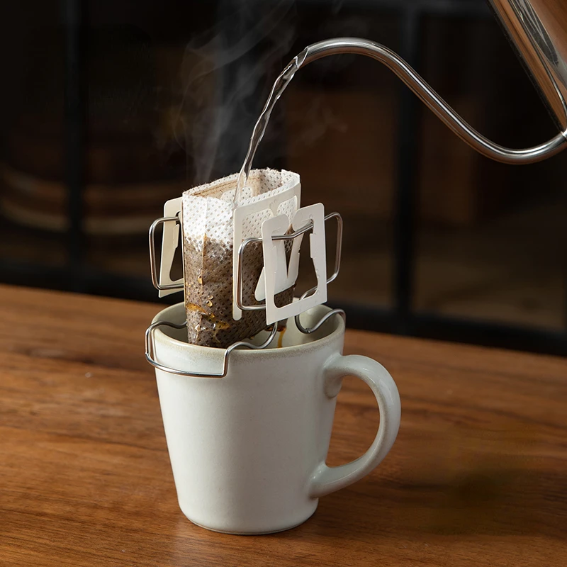 Japan Ear Hanging Coffee Holder Quality304 Stainless Steel Filter Paper Bag Rack Portable Hand Brewed Coffee Filter Paper Basket
Japan Ear Hanging Coffee Holder Quality304 Stainless Steel Filter Paper Bag Rack Portable Hand Brewed Coffee Filter Paper Basket