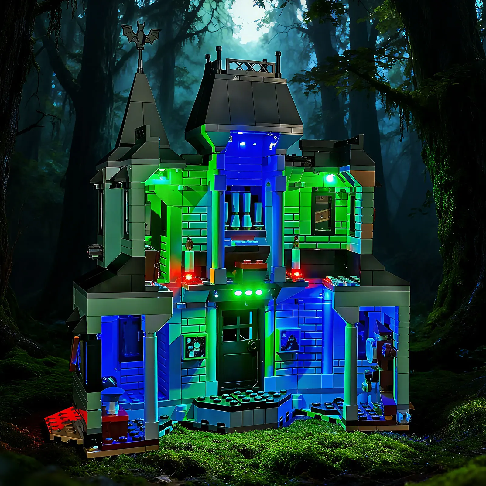 LYBMTWF LED Lighting Kit Compatible with Lego 31167 Haunted Mansion Building (NOT Include The Model Bricks)
LYBMTWF LED Lighting Kit Compatible with Lego 31167 Haunted Mansion Building (NOT Include The Model Bricks)