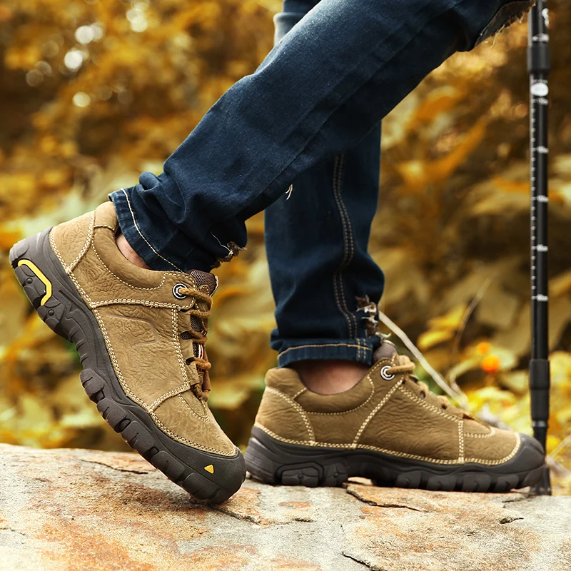 New Anti Slip and Wear-resistant Men's Sports Shoes Retro Leather Men's Outdoor Walking Shoes Man Travel Shoes
New Anti Slip and Wear-resistant Men's Sports Shoes Retro Leather Men's Outdoor Walking Shoes Man Travel Shoes