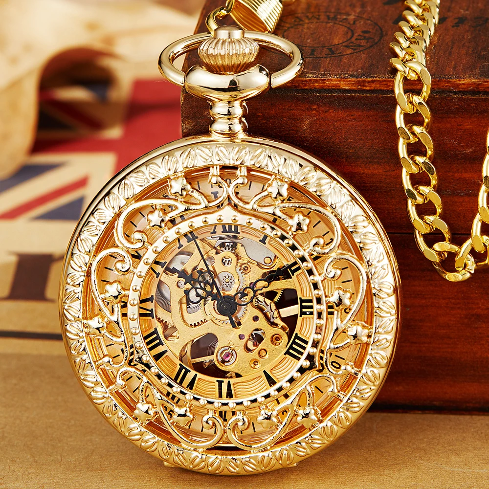Flowers Pattern Silver Mechanical Pocket Watch Automatic Self-Wind Pendant Antique Clock Retro Pocket Watches relógio de bolso
Flowers Pattern Silver Mechanical Pocket Watch Automatic Self-Wind Pendant Antique Clock Retro Pocket Watches relógio de bolso