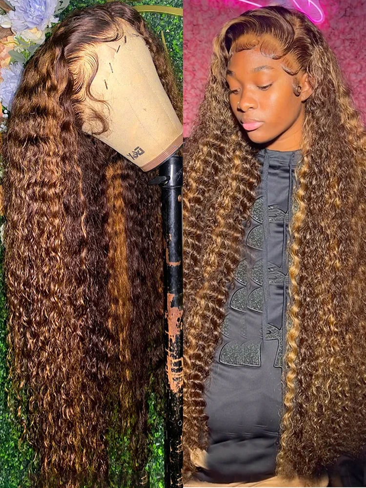 250% Deep Wave Lace Front Human Hair Wigs For Women 13x4 Transparent Curly Highlight Colored Pre Plucked Human Hair Wigs On Sale
250% Deep Wave Lace Front Human Hair Wigs For Women 13x4 Transparent Curly Highlight Colored Pre Plucked Human Hair Wigs On Sale