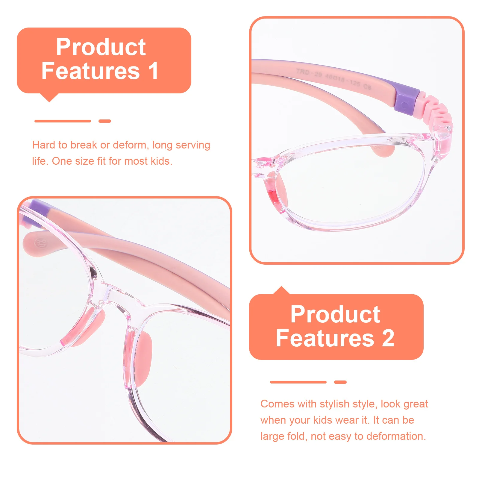 Anti Blue Light Glasses For Kids 6-12 Years Stylish Lightweight Frame For Studying Gaming Watching Reusable Portable Children
Anti Blue Light Glasses For Kids 6-12 Years Stylish Lightweight Frame For Studying Gaming Watching Reusable Portable Children