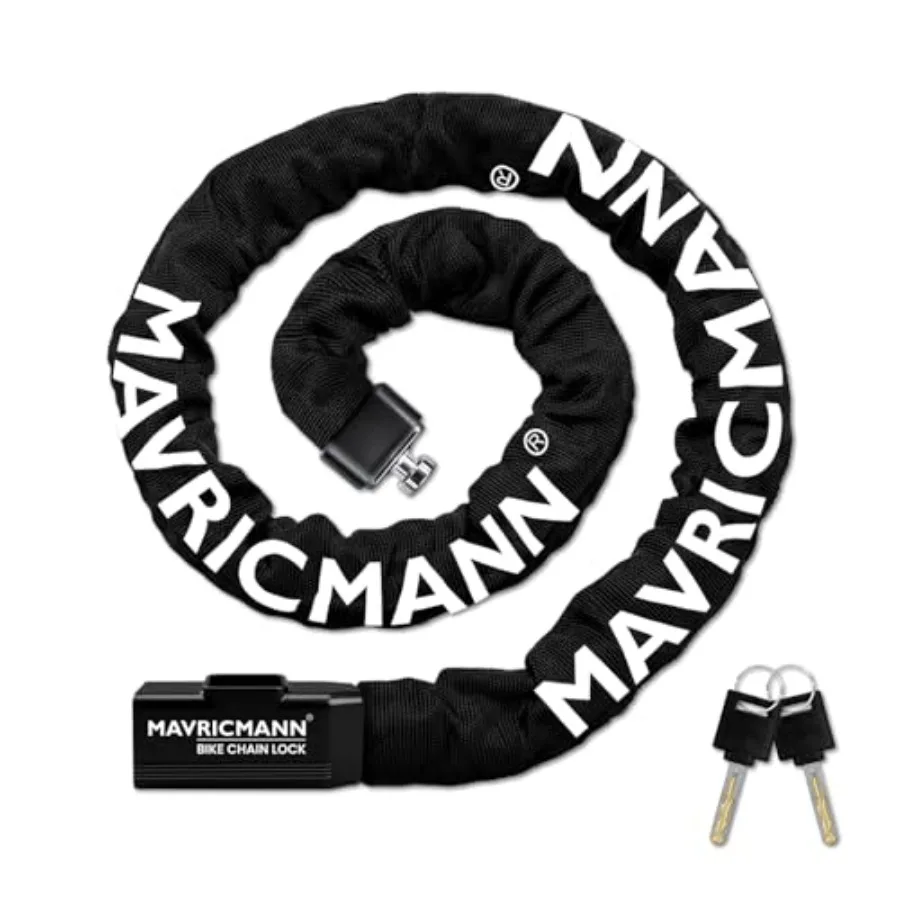 Bike Chain Lock 3.3 FT Long 5/16" 8mm Thick Anti-Theft Bicycle Locks Heavy Duty Bike Lock with 2 Keys Waterproof Lock for Bike
Bike Chain Lock 3.3 FT Long 5/16" 8mm Thick Anti-Theft Bicycle Locks Heavy Duty Bike Lock with 2 Keys Waterproof Lock for Bike
