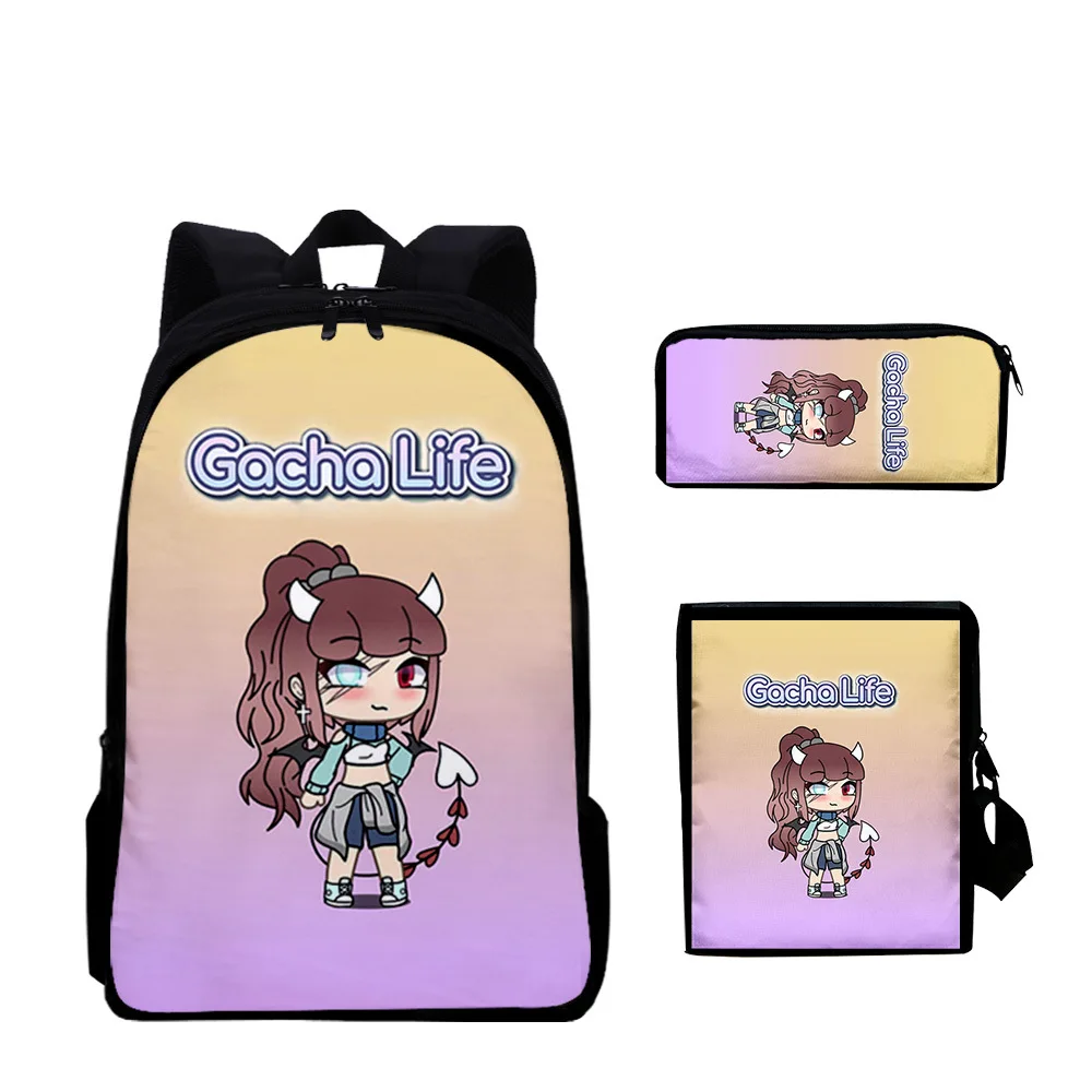 Classic Popular Gacha Life 3D Print 3pcs/Set pupil School Bags Laptop Daypack Backpack Inclined shoulder bag Pencil Case
Classic Popular Gacha Life 3D Print 3pcs/Set pupil School Bags Laptop Daypack Backpack Inclined shoulder bag Pencil Case