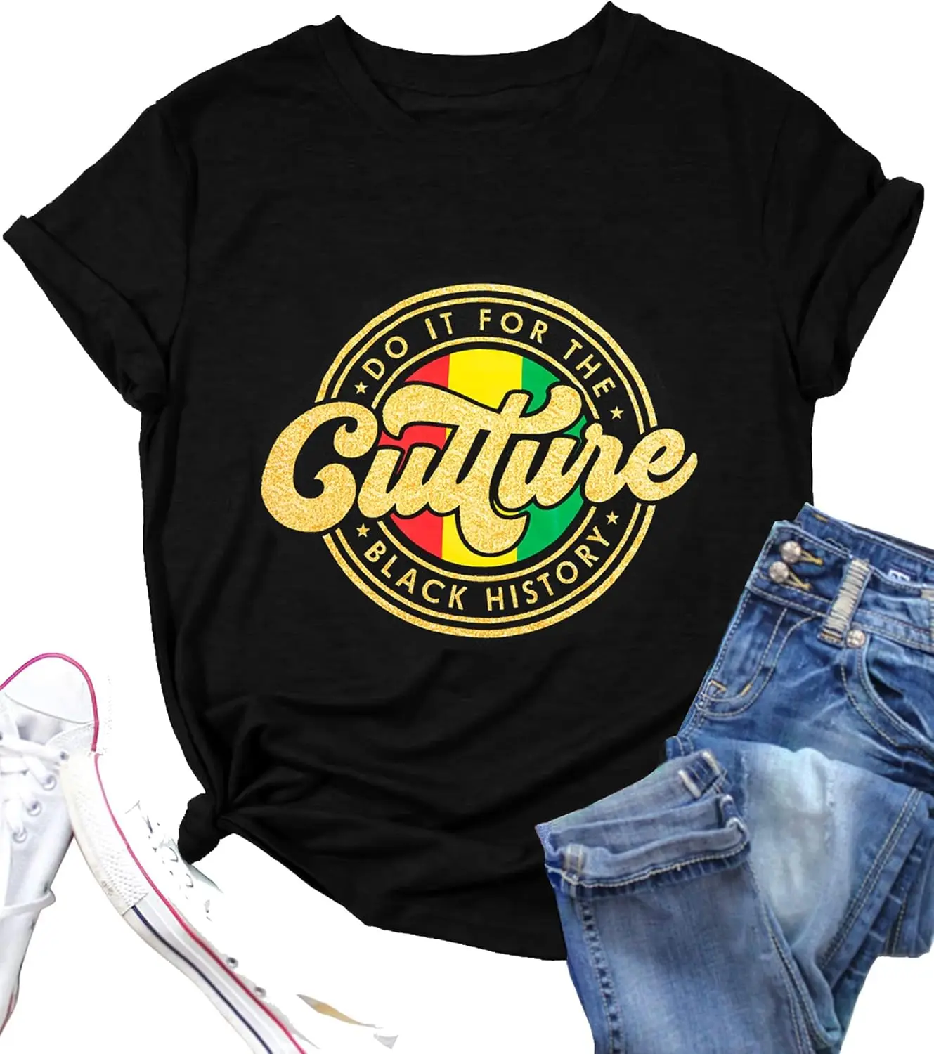 "Do It for The Culture Black History" Graphic Tee Women Men Short Sleeve 1865 Juneteenth Streetwear T-shirts
"Do It for The Culture Black History" Graphic Tee Women Men Short Sleeve 1865 Juneteenth Streetwear T-shirts