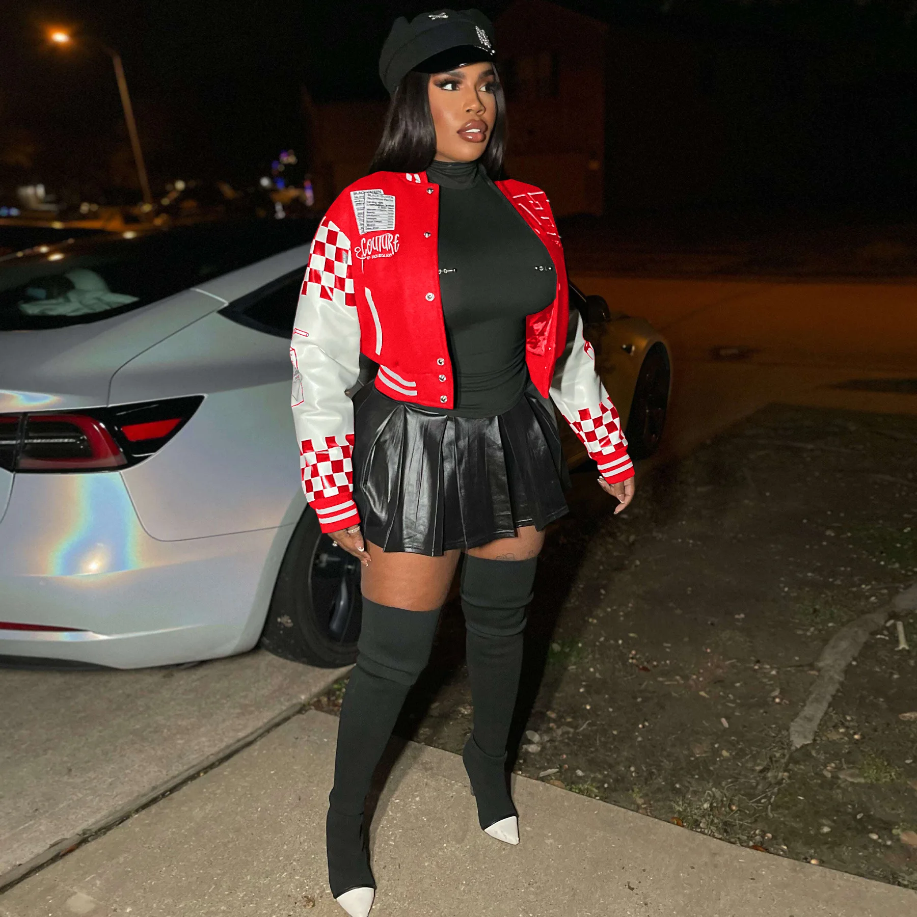 Woolen Crop Jackets Women Baseball Varsity Coats Y2K Streetwear 2024 Cyber Racer Winter Fall Clothes Letter Print Jackets Coats
Woolen Crop Jackets Women Baseball Varsity Coats Y2K Streetwear 2024 Cyber Racer Winter Fall Clothes Letter Print Jackets Coats