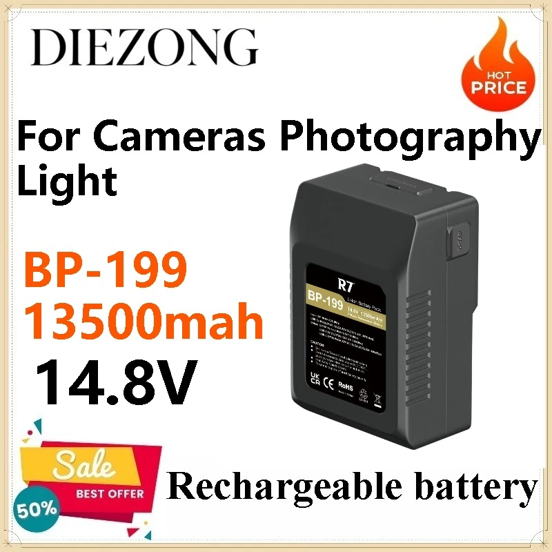 2PCS BP-199 13500mah 14.8V V-mount Battery for Cameras Photography Light
2PCS BP-199 13500mah 14.8V V-mount Battery for Cameras Photography Light