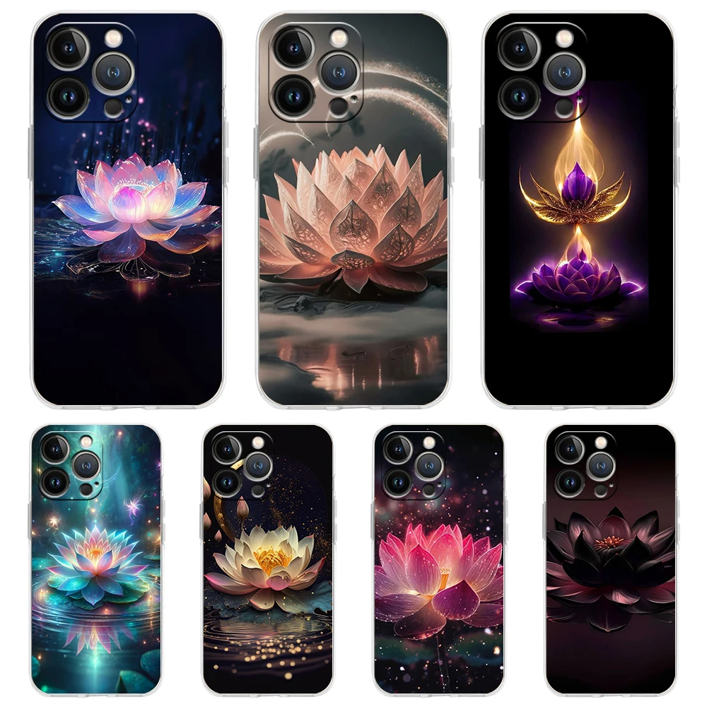 Soft TPU Transparent Phone Case Cover for iPhone 16 15 14 13 12 11 Pro Max 16E 8 7 Plus XS Max Shockproof Shell Lotus Flower Bag
Soft TPU Transparent Phone Case Cover for iPhone 16 15 14 13 12 11 Pro Max 16E 8 7 Plus XS Max Shockproof Shell Lotus Flower Bag