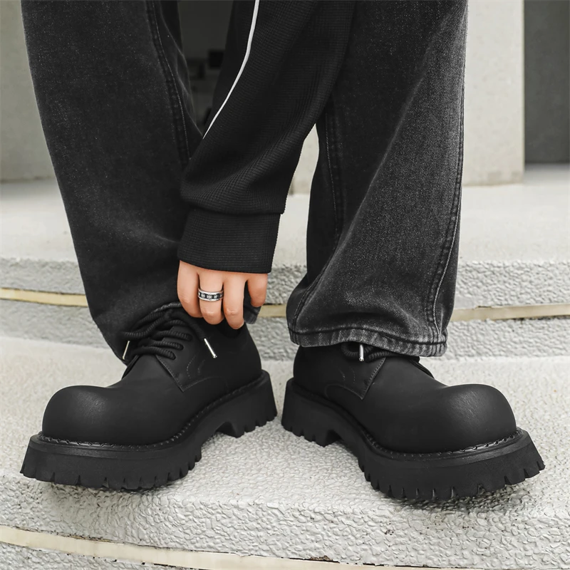 Мужские туфли дерби из искусственной кожи на толстой подошве, однотонная модная удобная классическая деловая мужская обувь
Мужские туфли дерби из искусственной кожи на толстой подошве, однотонная модная удобная классическая деловая мужская обувь