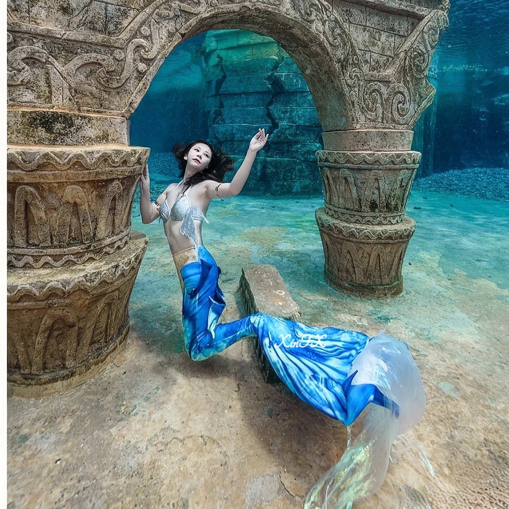 XinTX Hot Sale Mermaid Tail Skin Women Swimsuit Diving Model Underwater Photography Customizable Role Play
XinTX Hot Sale Mermaid Tail Skin Women Swimsuit Diving Model Underwater Photography Customizable Role Play