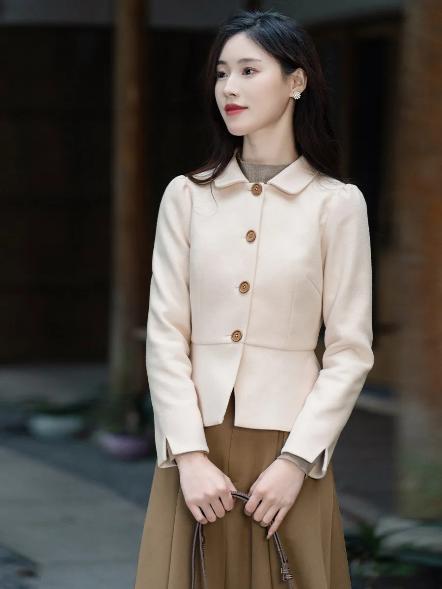 Ele ort Women's Jaet Apricot Color In-Way Sle Autumn Faion High Waist Design Commute Artistic Polyester Fiber
Ele ort Women's Jaet Apricot Color In-Way Sle Autumn Faion High Waist Design Commute Artistic Polyester Fiber